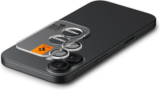 Spigen Optik Pro EZ Fit Kameraschutz Gehärtetes Glas Silver