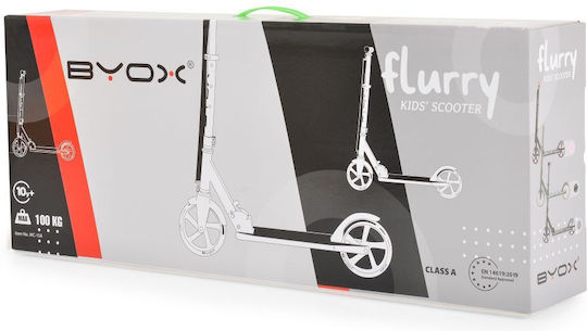 Byox Kids Scooter Foldable Flurry 2-Wheel Grey