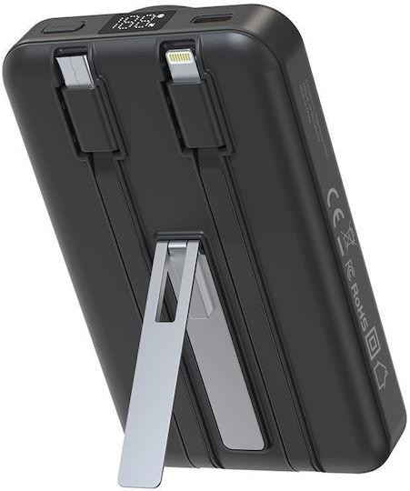 Mobile Origin PB11 MagSafe Power Bank 10000mAh 15W με Θύρα USB-C Power Delivery Μαύρο