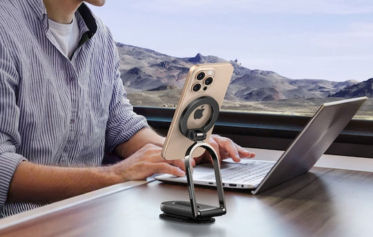 Ugreen Car Mobile Mount with Magnet and Wireless Charging Gray