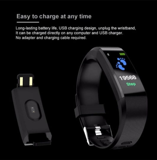Smart Bracelet ID 115 Plus Blue