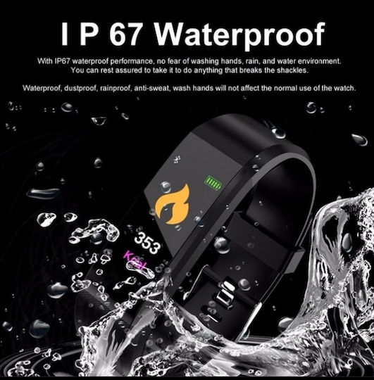 Smart Bracelet ID 115 Plus Blue