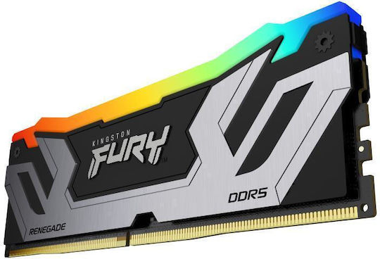 Kingston Fury Renegade RGB DDR5 με Module 1x24GB και Ταχύτητα 8400 για Desktop