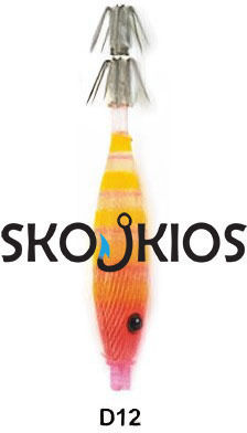 Black Diamond Hotto Squid Jigs 7.5cm Black