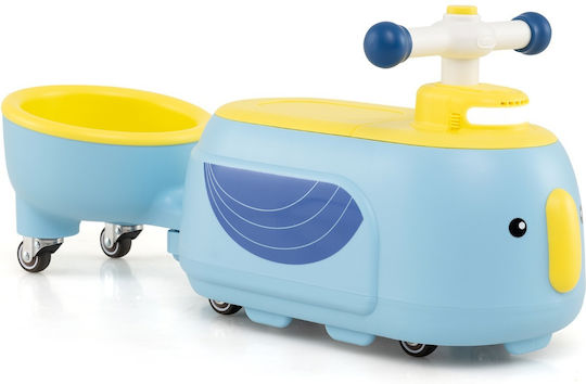 Costway Baby Walker Car Ride On for 12++ Months TQ10407NY Blue