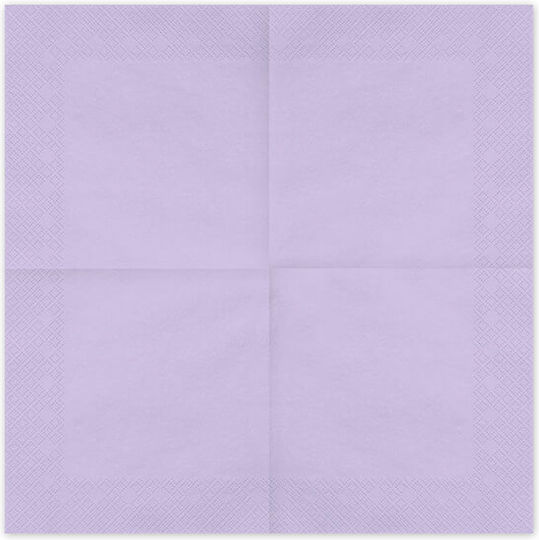 Lilac Party Napkins 20 Pieces