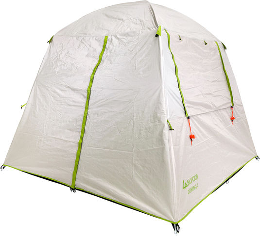 Bigfour Domino 3 Σκηνή Camping Ασημί για 3 Άτομα 210x210x170εκ.