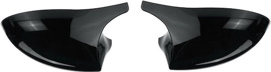 Cleme Capace Oglinzi Negre Lac Lac Piano Stil Batman Potrivit BMW E81 E82 E87 E88 E90 E91 E92 E93 Pre-facelift