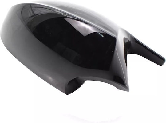 Капаци За Огледала Скоби Черен Пиано Лак Стил Батман Подходящ За БМВ E90 E91 E92 E93 Предфейслифт