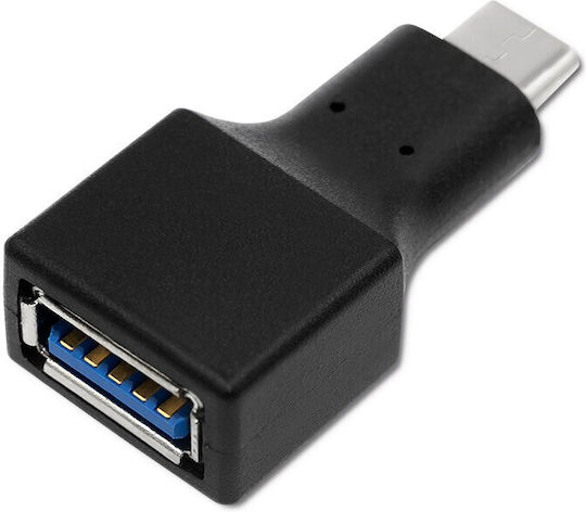 Qoltec Convertor USB-C Masculin în USB-A Feminin 1 Bucată 50505