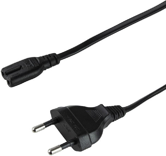 LogiLink Euro - IEC C7 Cable 1.8m Μαύρο CP092