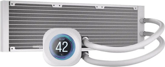 Corsair NAUTILUS 360 RS LCD Water Cooling System AIO CPU With 3 Fans 120mm White