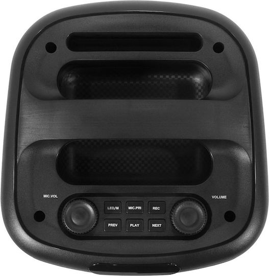 BoomToneDj CUBE200 Ηχείο Bluetooth 200W με Ραδιόφωνο Μαύρο