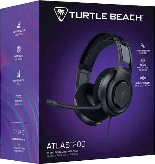 Turtle Beach Atlas 200 Over Ear Gaming Headset με σύνδεση 3.5mm