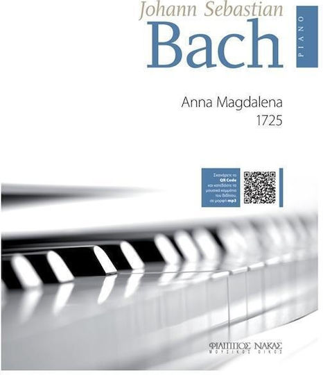 Nakas Bach J. S. Anna Magdalena Παρτιτούρα για Πιάνο