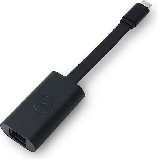 Dell DELL-SA224-BK Αντάπτορας Δικτύου USB-C με Ενσύρματη Σύνδεση Ethernet