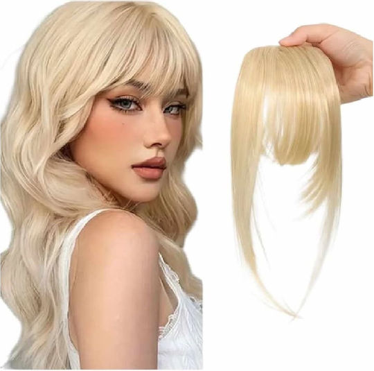 Extensie cu Clip cu Păr Natural în Blondă Platină Culoare