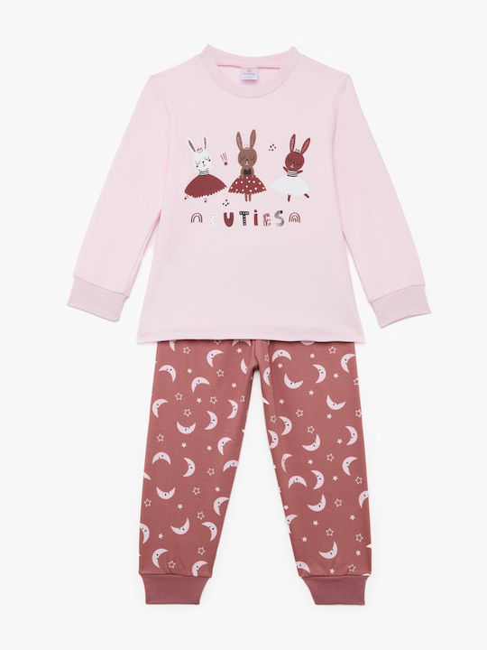 Pretty Baby Pijama pentru copii De iarnă Pink