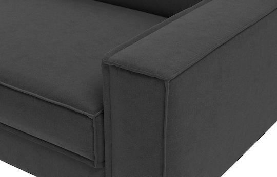 Sparrow Armchair Night Grey, Walnut 108x89x87cm