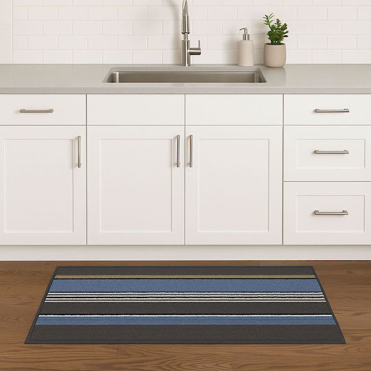 Ankor Χαλάκι Κουζίνας Διάδρομος 70x140cm 847303 Γκρι, Μπλε