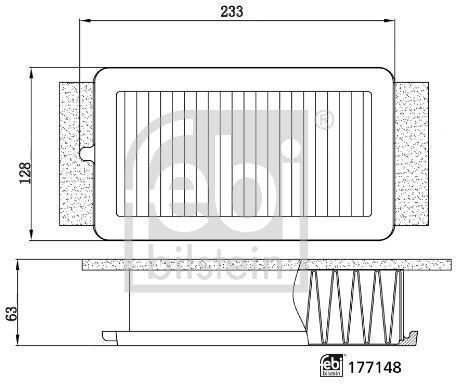 Febi Bilstein Air Filter 177148
