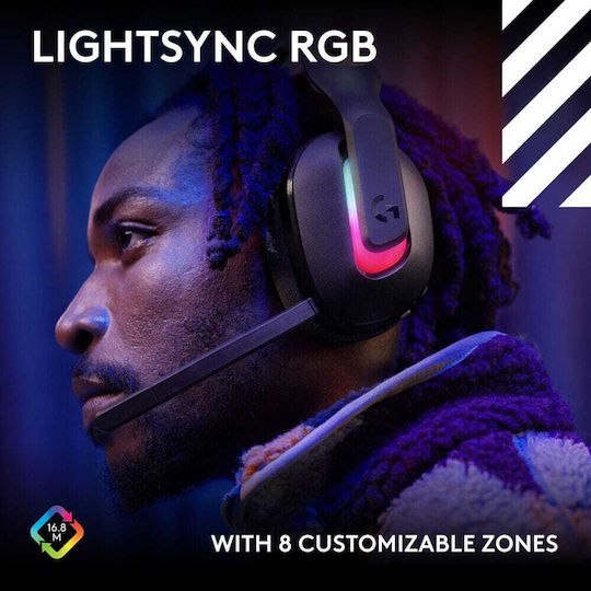Logitech G Astro A20 X Ασύρματο Over Ear Gaming Headset με σύνδεση Bluetooth / USB for PC / XBOX