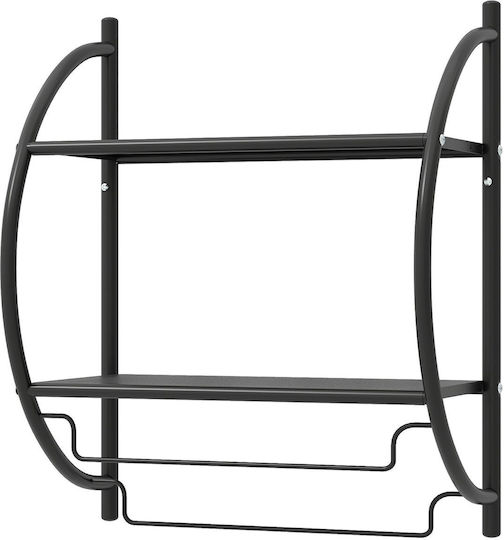 Costway Επιτοίχια με Βίδες ​45x25.5cm Μαύρη