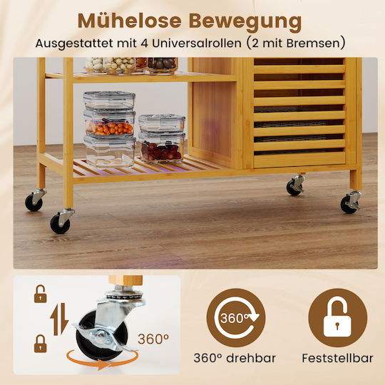 Costway Küchenwagen Kunststoff