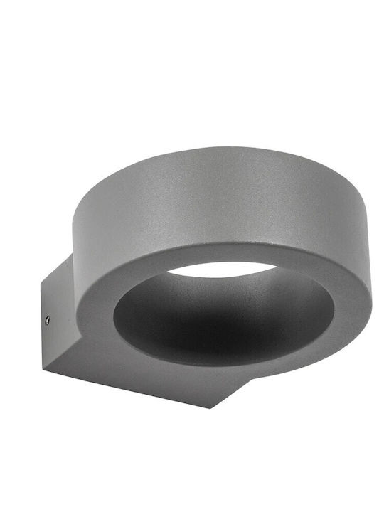 kelvo Aura Стенно Външно Спот Осветление LED IP65 7W с Топло бяло Светлина 15x13x4.5εκ.