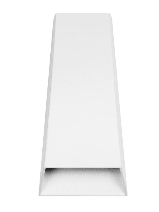 kelvo Flux Επιτοίχιο Εξωτερικό Σποτ LED IP65 6W με Θερμό Λευκό Φως 5x8.5x17εκ.