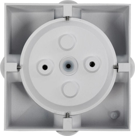 kelvo Kelvo Arkos Wall-Mounted Outdoor Spot Light LED IP65 8W with Warm White Light 14x5.5x14εκ.