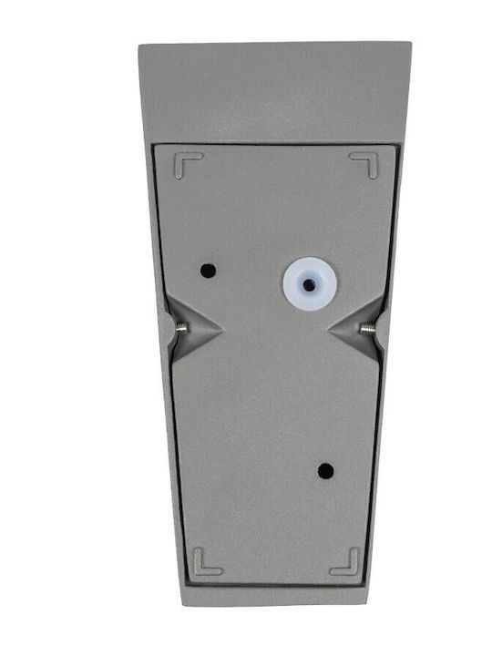 kelvo Flux Wall-Mounted Outdoor Spot Light LED IP65 6W with Warm White Light 5x8.5x17εκ.