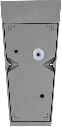 kelvo Flux Wall-Mounted Outdoor Spot Light LED IP65 6W with Warm White Light 5x8.5x17εκ.