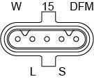 Generator Alternator Bosch 1 986 A00 974