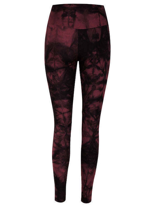 Set Women's Training Leggings Burgundy