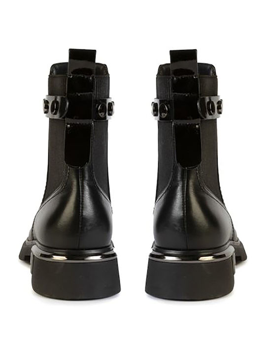 Leather Women's Chelsea Boots Black