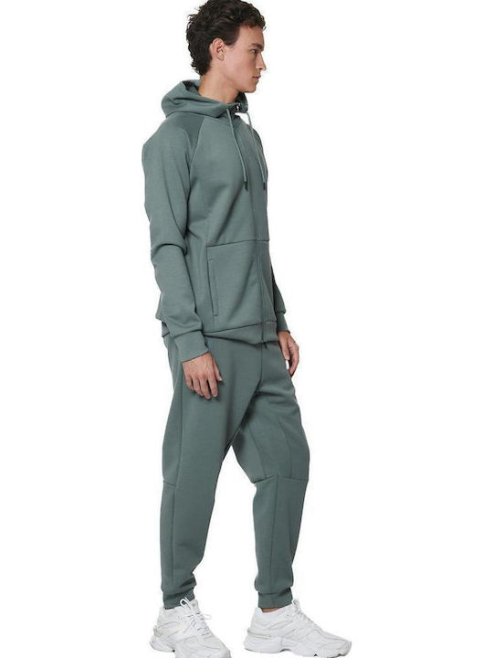 Hooded Green Sweatshirt