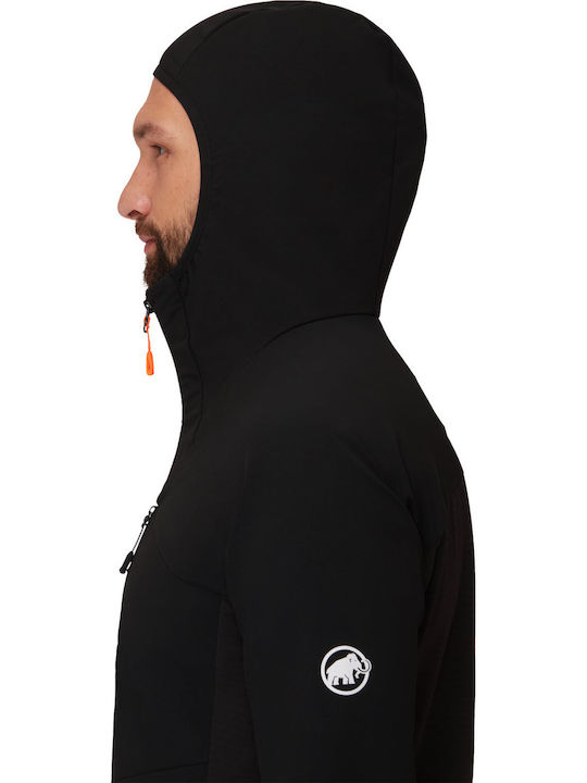 Χειμωνιάτικο Μπουφάν Softshell Αδιάβροχο και Αντιανεμικό Black