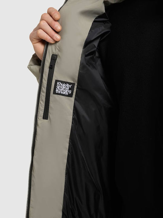 Μπουφάν Puffer Wit-grey