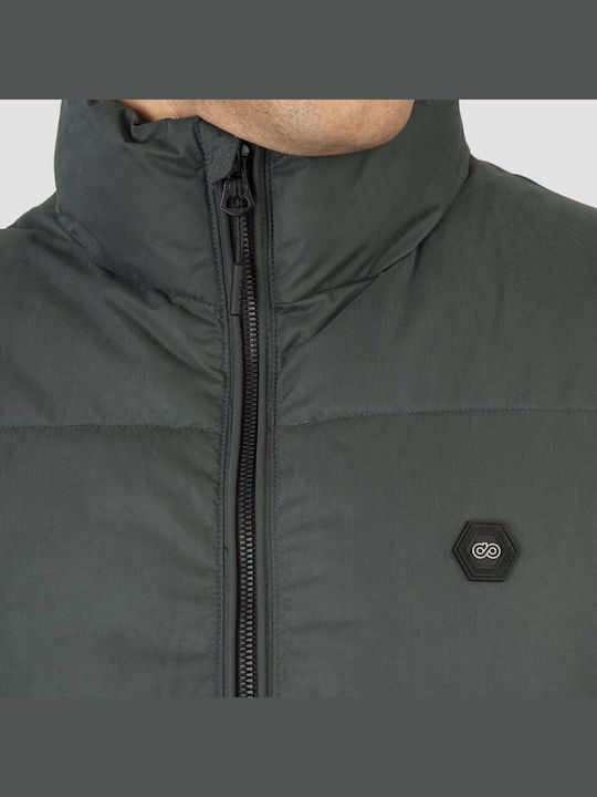 Sleeveless Jacket Puffer Forest Green