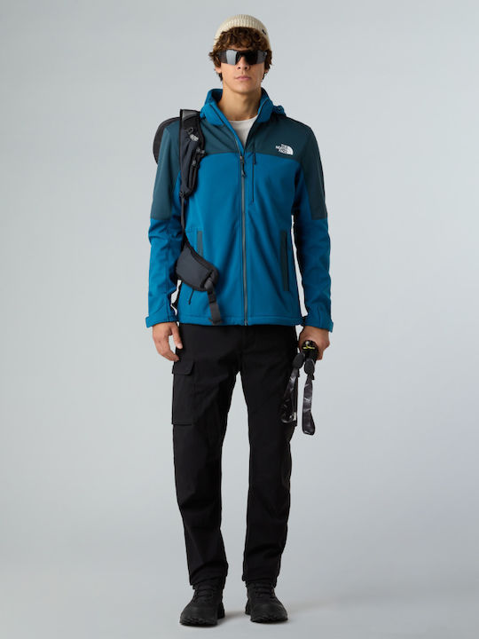 Diablo Winter Jacket Softshell Waterproof and Windproof Mineral Ink, Deep Cypress