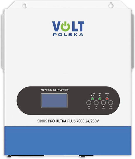 Volt Polska ULTRA PLUS 7000 Καθαρού Ημιτόνου Inverter Ισχύος 3500W με Τάση Εισόδου 24V (Μονοφασικό)