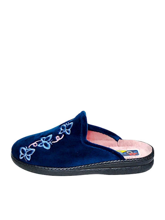 Winter Women's Slippers Blue