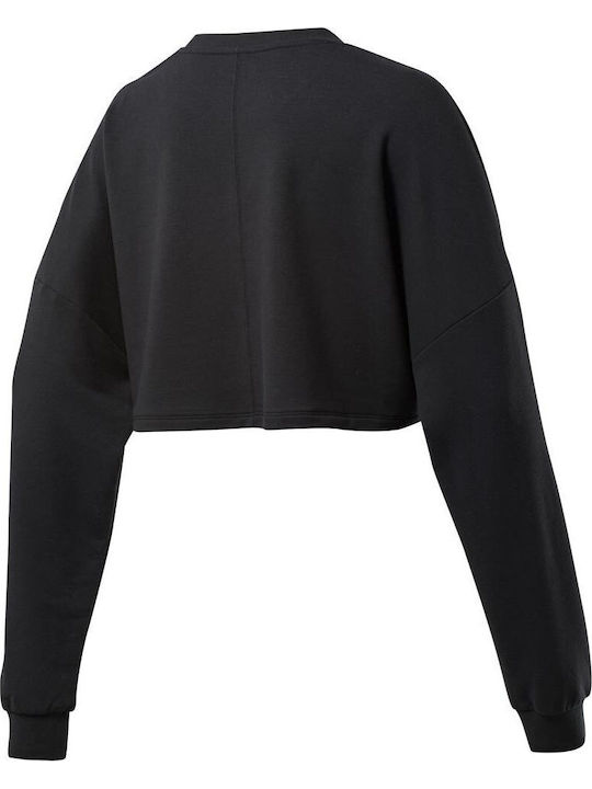 Cropped Women's Sweatshirt Black