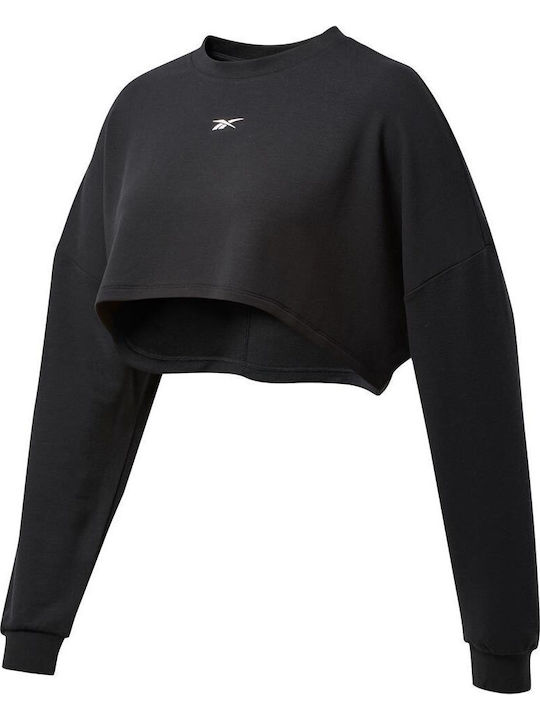 Cropped Women's Sweatshirt Black