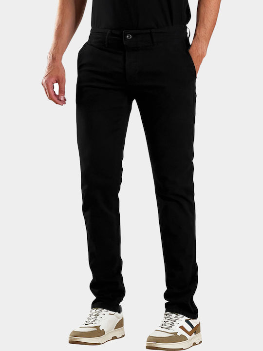 Trousers Chino Elastic Black