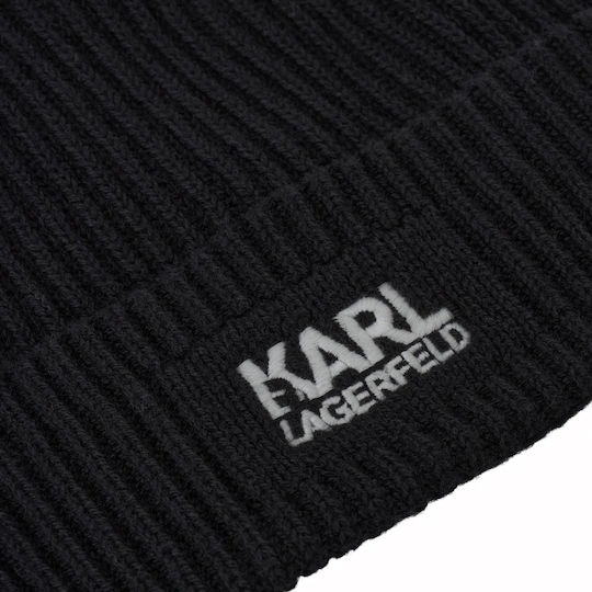 Beanie Männer Beanie Gestrickt in Schwarz Farbe