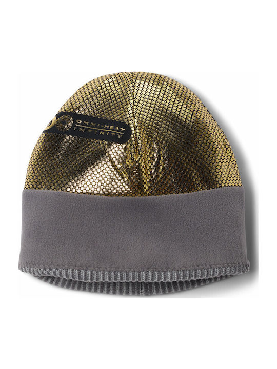 Beanie Unisex Fleece Σκούφος Πλεκτός σε Ροζ χρώμα