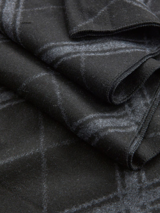Men's Black Scarf