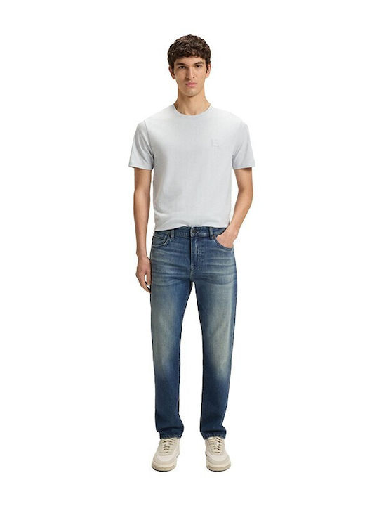 Re.maine Men's Jeans Pants Elastic with Regular Tapered Fit Dark Blue